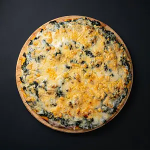 Pizza al queso azul argentino
