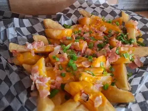 Papas cheddar/bacon