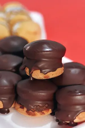 10 Alfajores De Chocolate