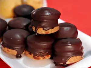 5 Alfajores De Chocolate