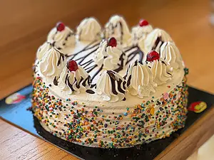 Torta grande - crema sola