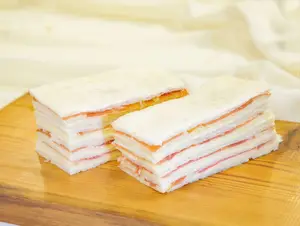 Triples de jamon crudo y queso