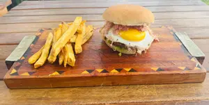 Hamburguesa simp pan de queso
