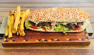 Hamburguesas caseras dobles