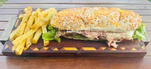 Milanesa de carne pan de queso