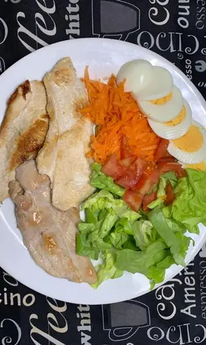 Pechugas con guarnicón