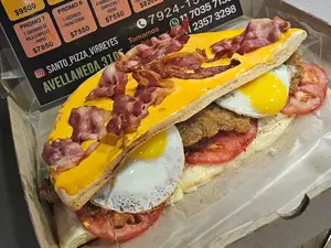 Pizzanesa santo para compartir