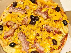 Pizza gigante gran santo