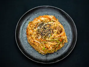 Wok de Lomo con arroz