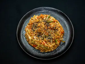 Wok de Pollo con arroz