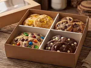 Box degustación 4 cookies sin tacc