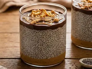 Pudding cacao & maní sin tacc
