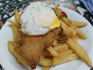 Milanesa al caballo