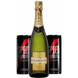 Espumante Chandon Extra Brut 750Cc-2xBebida Energizante Speed Unlimited 473Ml