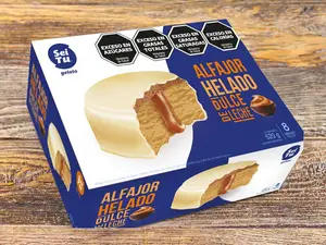 Alfajor blanco dulce de leche