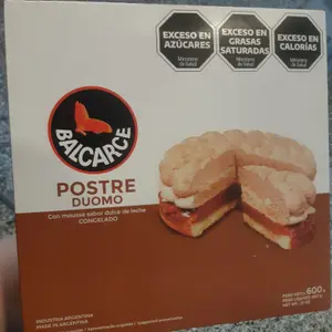 Postre balcarce dulce de leche