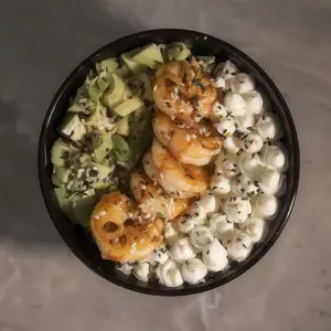 Ensalada de langostinos