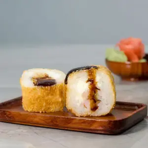 Hot ebi roll 5 piezas