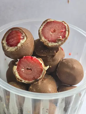 frutillas bañadas