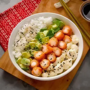 Poke langostinos - chica