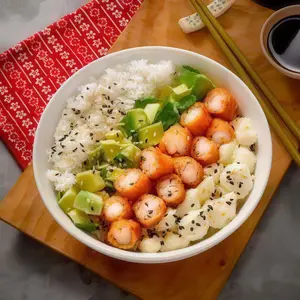 Poke langostinos - grande