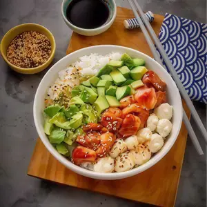 Poke pollo teriyaki - grande