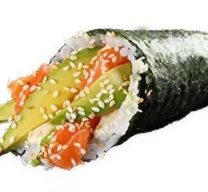 Temaki salmón (1 unidad)
