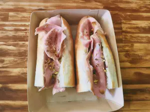 Panini mortadella pistacchio