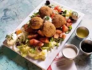 Ensalada falafel