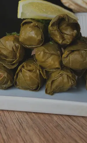 Hojas de parra rellenas