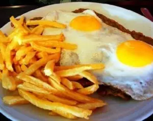 Milanesa a caballo