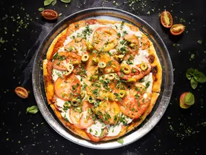 Pizza margarita individual