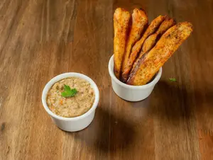 Puré de berenjenas ahumadas