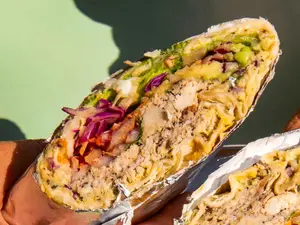Wrap de pollo mexicano