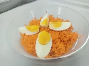 Zanahoria y huevo