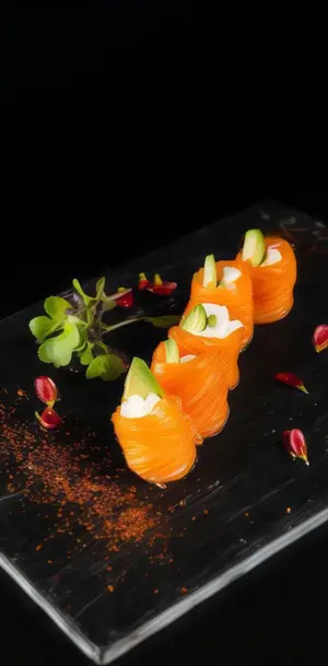 Geisha de salmón (5 piezas)