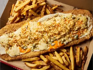 Milanesa 4 quesos 1/2