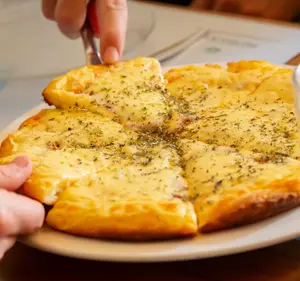 Pizza con muzzarella