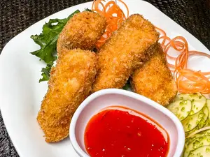 Crunchy salmón tapa