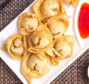 Wantan de salmón 8u