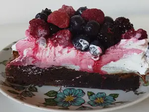 Brownie Frutos Rojos
