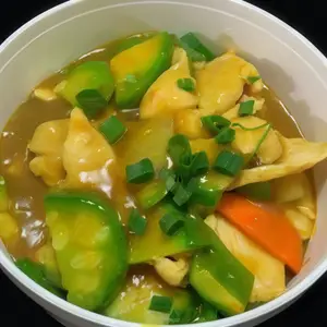 58- Chi salteado con curry