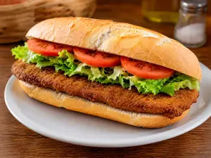 Sándwich de milanesa simple