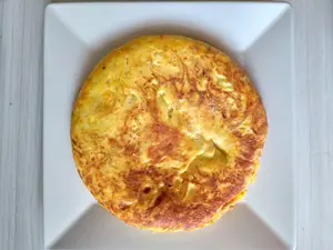 Tortilla de papas simple