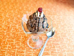 Mousse de chocolate negro