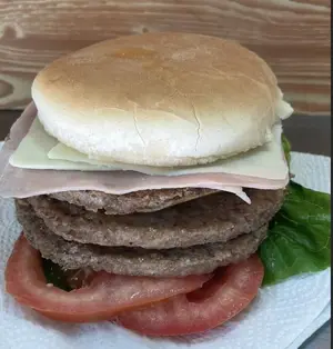 Burger xl triple completa