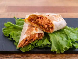 Burrito de salmón