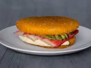Kanikama burger crispy