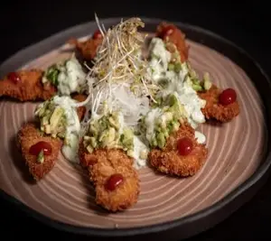 Salmon crunchy
