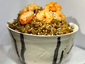 Yakimeshi langostinos